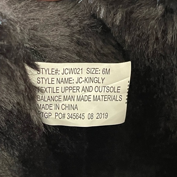 WOMEN'S SIZE 6 M JUICY COUTURE 12" FAUX FUR SUEDE WINTER FASHION BOOTS - Picture 5 of 8